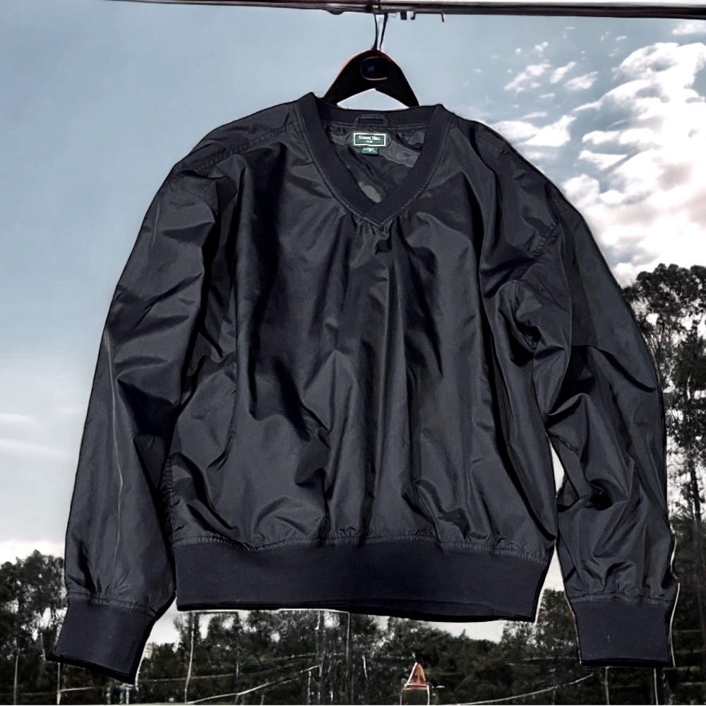 Men’s Stone Hill Classic Golf V-Neck Pullover Windbreaker